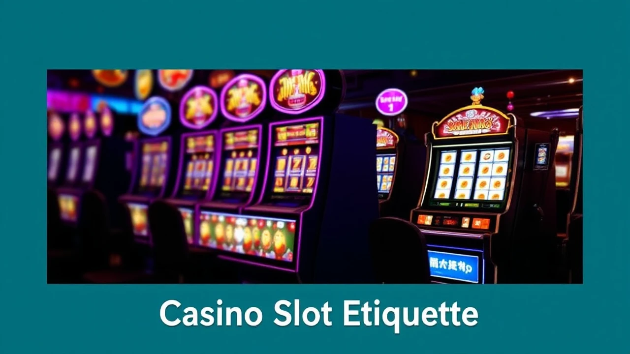 Casino Slot Etiquette: Dos and Don'ts